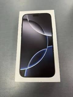 I phone 16 pro max black titanium jv LLA