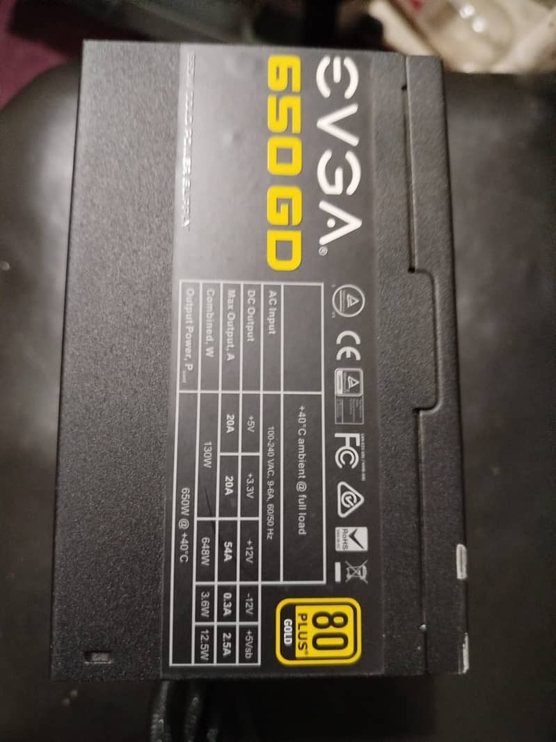 EVGA 650 GD Gaming Power Supply 0