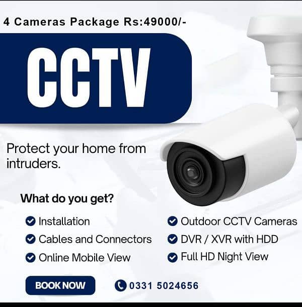 CCTV CAMERAS INSTALLATION/REPAIRING/SELLING for any quarries contact 2