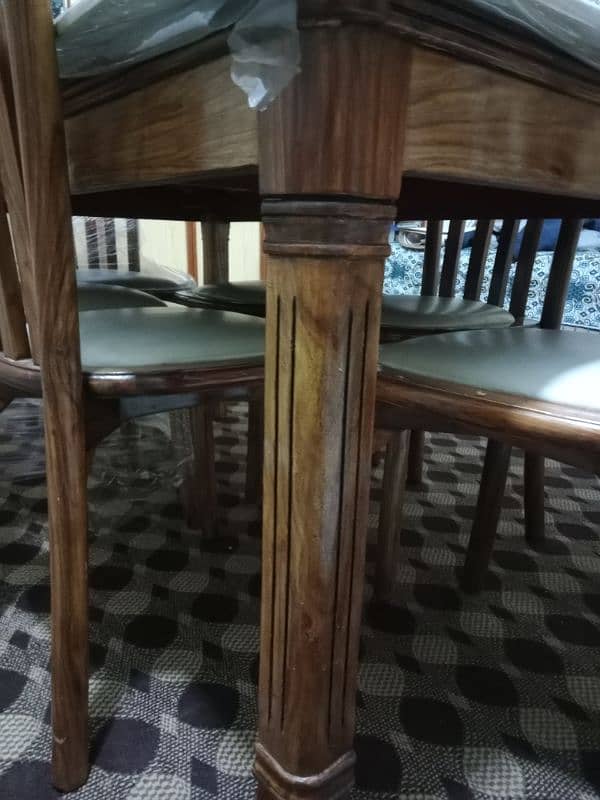 6 seater marble top dinning table 1