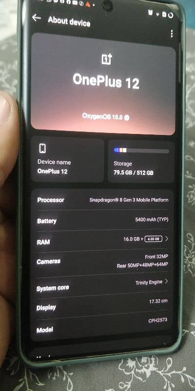 OnePlus 12 16gb/512gb Green color 2