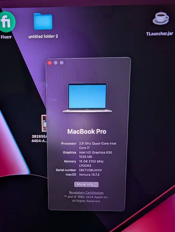 MacBook pro 2017 15 inch 3