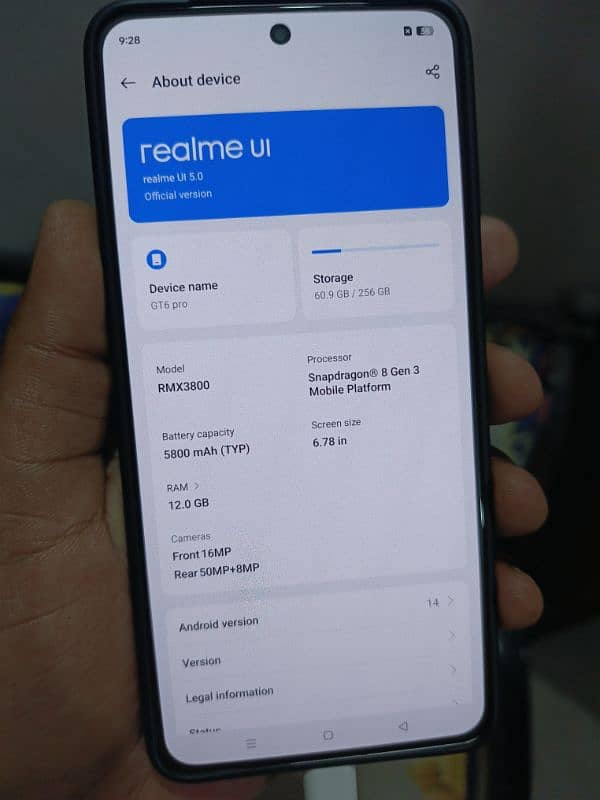 realme gt6 full box 7