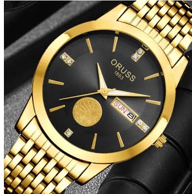 Korean version on the new men's watch atmospheric gorgeous fashion dou 0