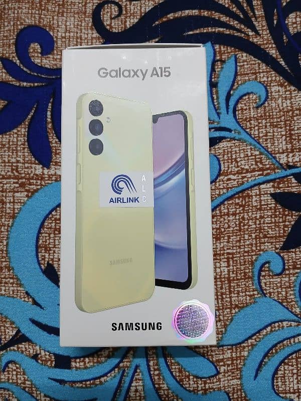 SAMSUNG Galaxy A15 in New condition with 7months Warranty just Open. 6