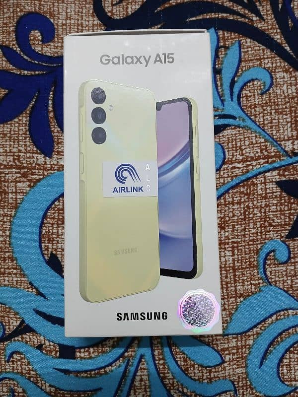 SAMSUNG Galaxy A15 in New condition with 7months Warranty just Open. 7