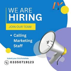 Calling Staff Required For Office