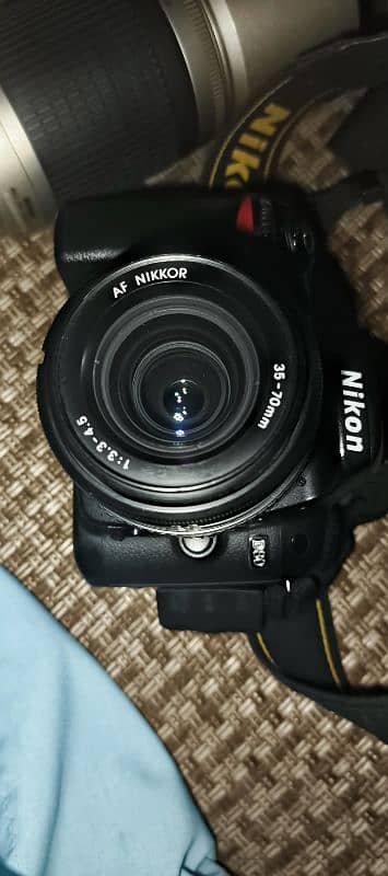 D80 nikon Camra with 2 lance 1