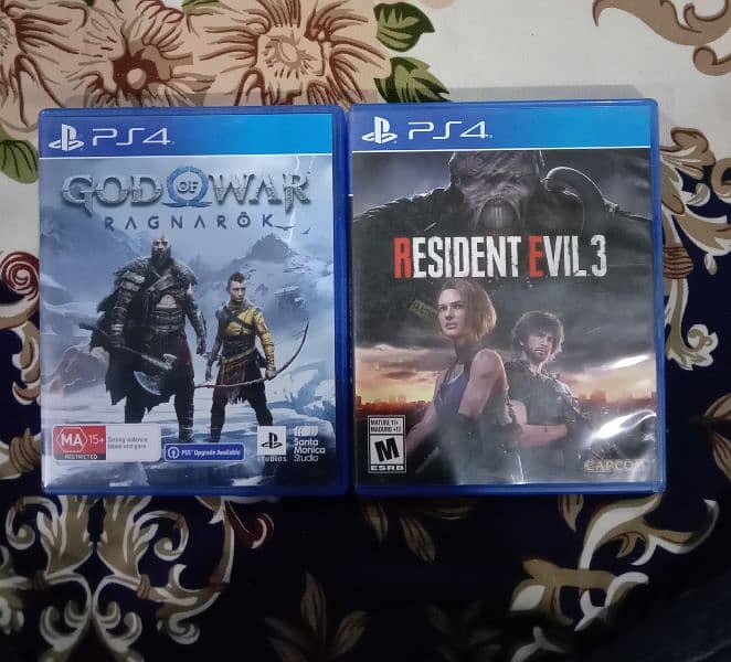 God of War Ragnarok, Resident Evil 3 Ps4 0