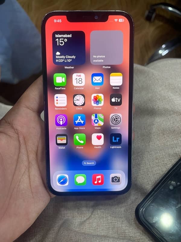 iPhone 12 Pro Max 128 gb jv sim working 7