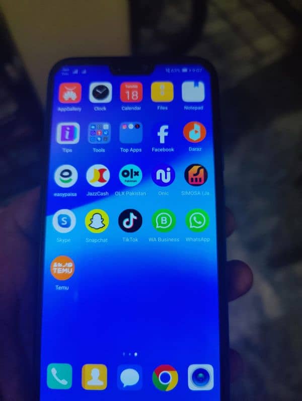 huawei p 20lite 4/128non pta but sim chal rahi he sim nit nai chalta 1