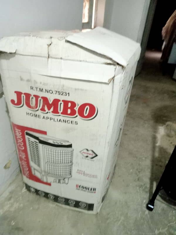 jumbo air cooler only 3 months used almost n 0