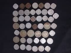 47 Old Pakistani coins at cheap price Rare coins Antiques coins