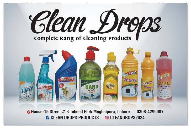 Cleaners Available (Clean Drops) 8