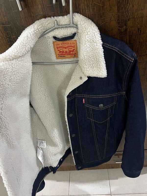 Levi’s denim Sherpa jacket 1