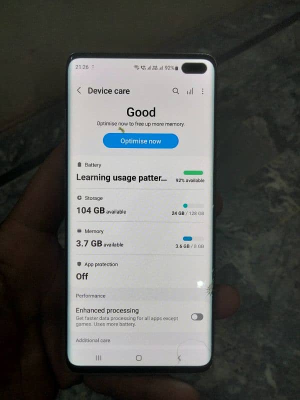 samsung s10 plus 8 128 gb full box pta officel aproved sale exchange 4