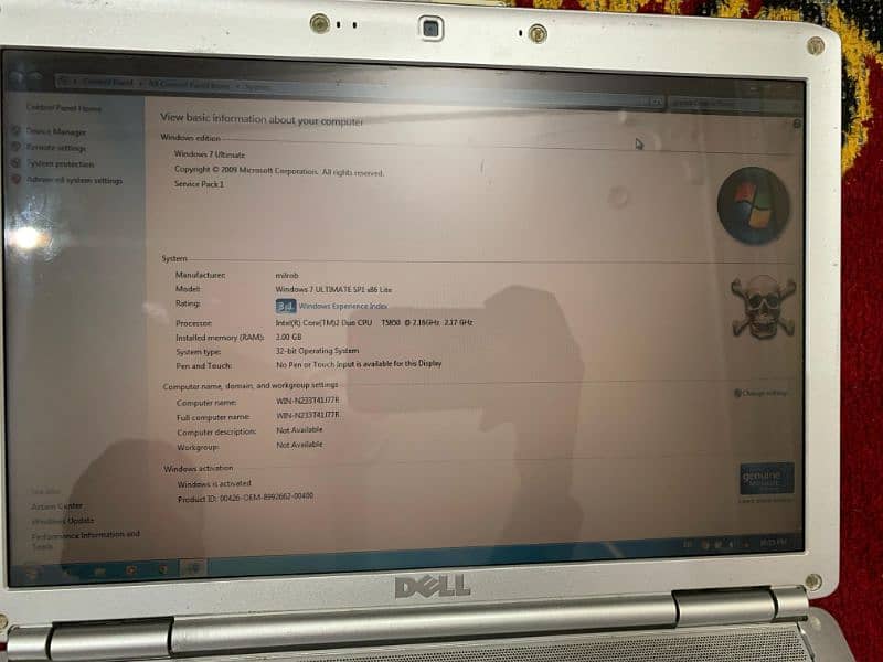 Dell Inspiration 1420 Laptop 4