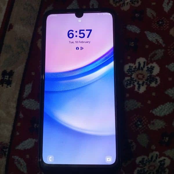 Samsung A15 open with box 4 months sim working days 1