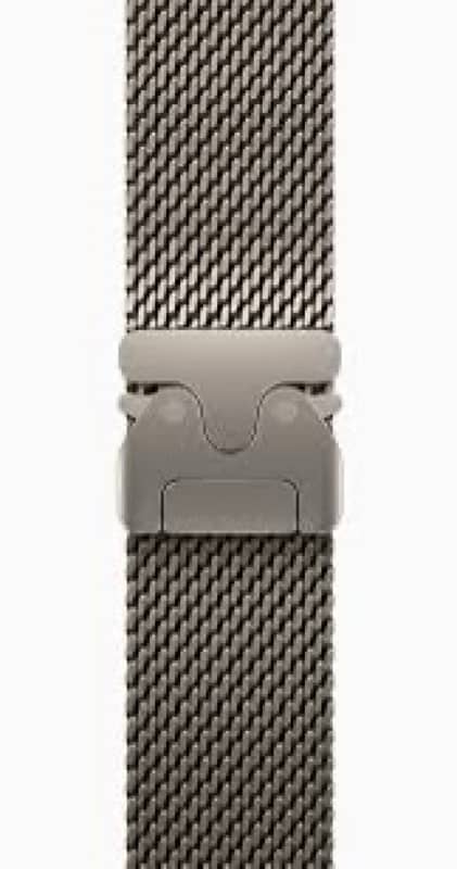 apple watch ultra 2 2024 natural titanium with natural milanese loop 3