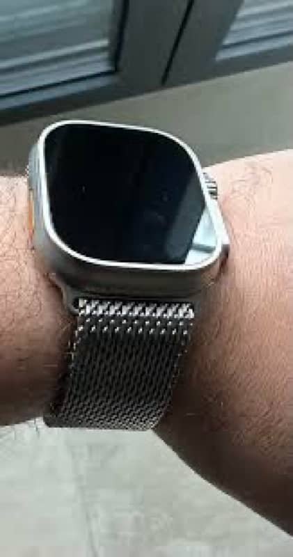 apple watch ultra 2 2024 natural titanium with natural milanese loop 4