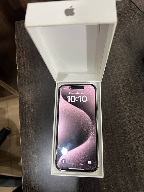 iPhone 15 Pro 256GB Natural titanium non pta 8