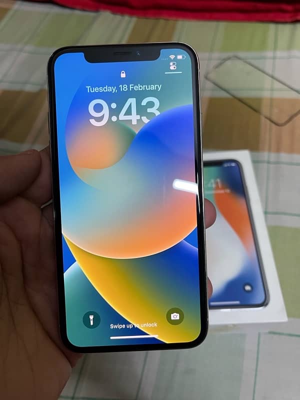 iphone X 64 GB PTA Approved 7