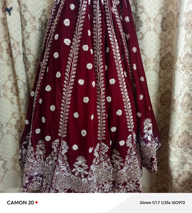 Barat Bridal Lehnga standard size 6