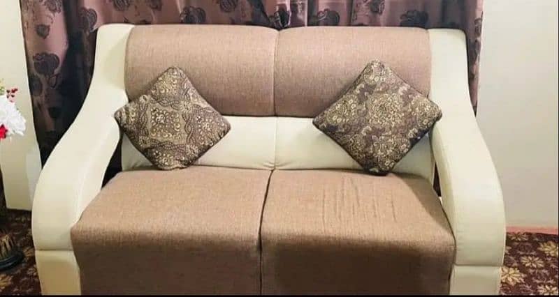 7 seater sofa set with cushions 2