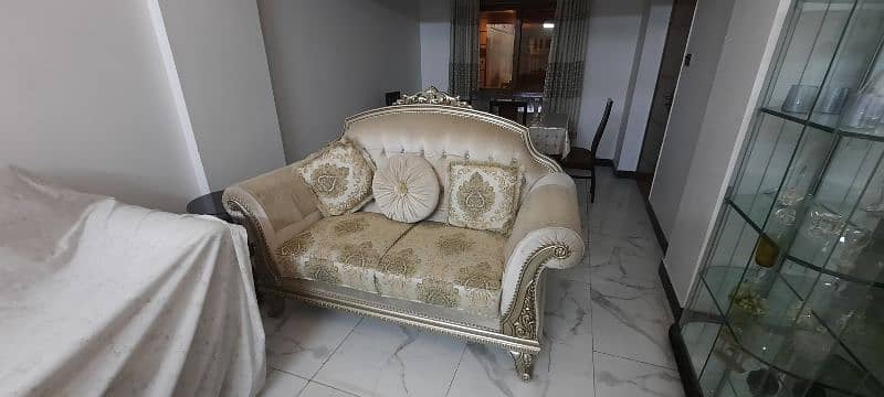 seven seater sofa along with centre table 2