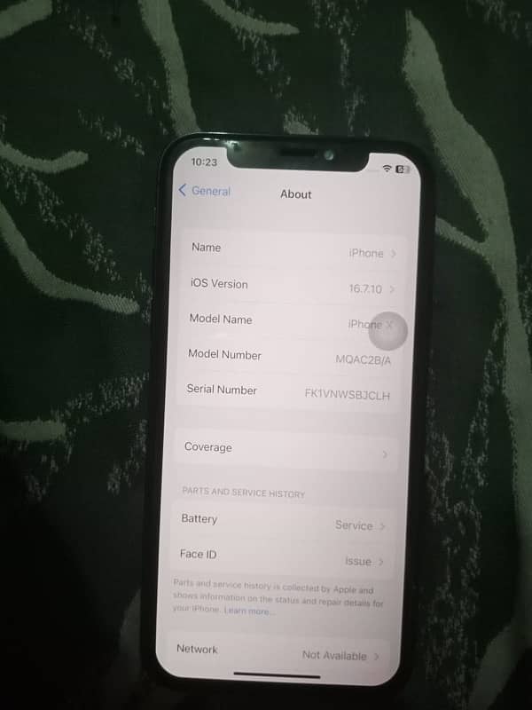 Condition, 10 x 8 face ID of battery health, 73 5