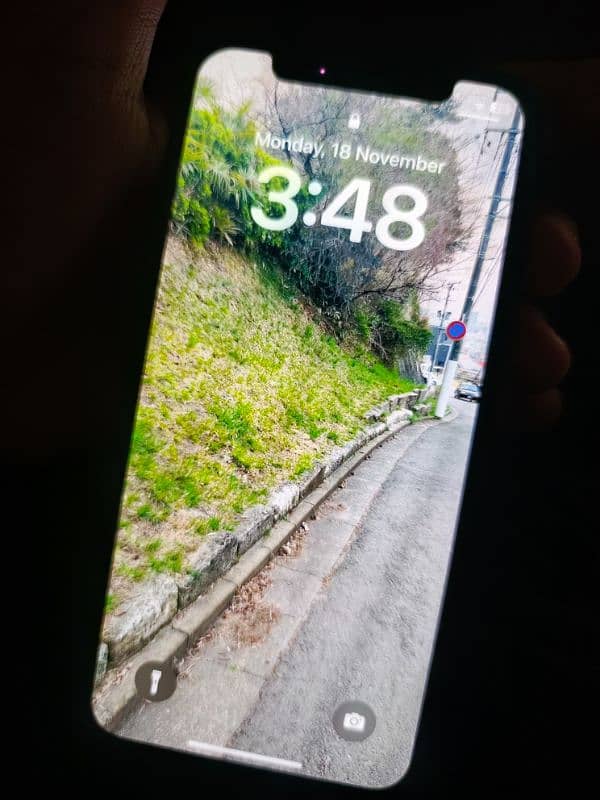 iphone x non pta 64 gb back glass line crack 4