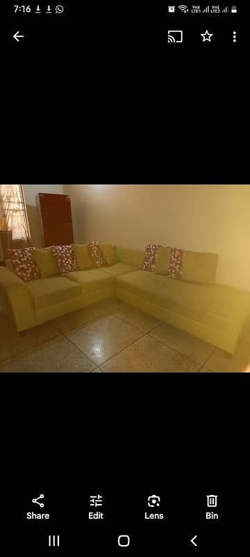 L shaped sofa set 1