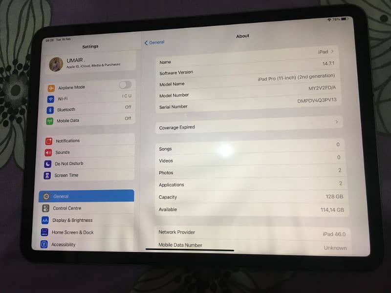 iPad Pro 11 inch 2nd generation cellular 6