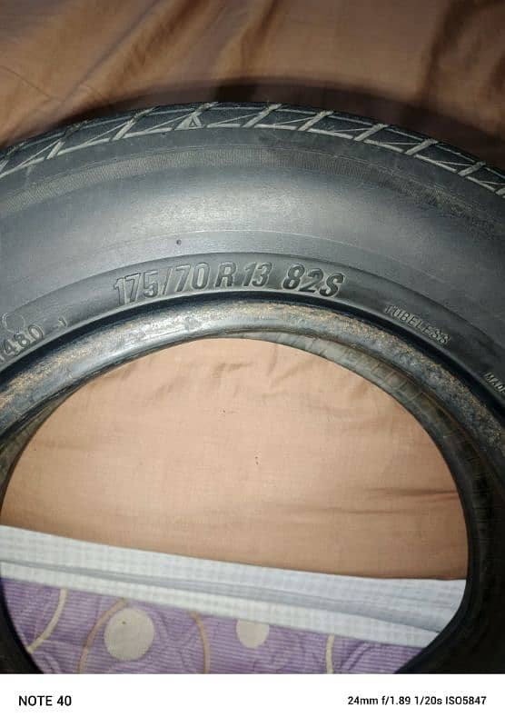 175 70 R13 Tubeless Tyre for sale Lahore. 0