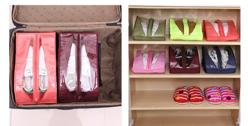 Pack Of 5 Shoe Organizer Travel Shoes Organizer Storage Bags 1