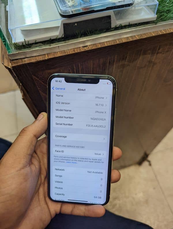 iPhone X 64gb approved 6