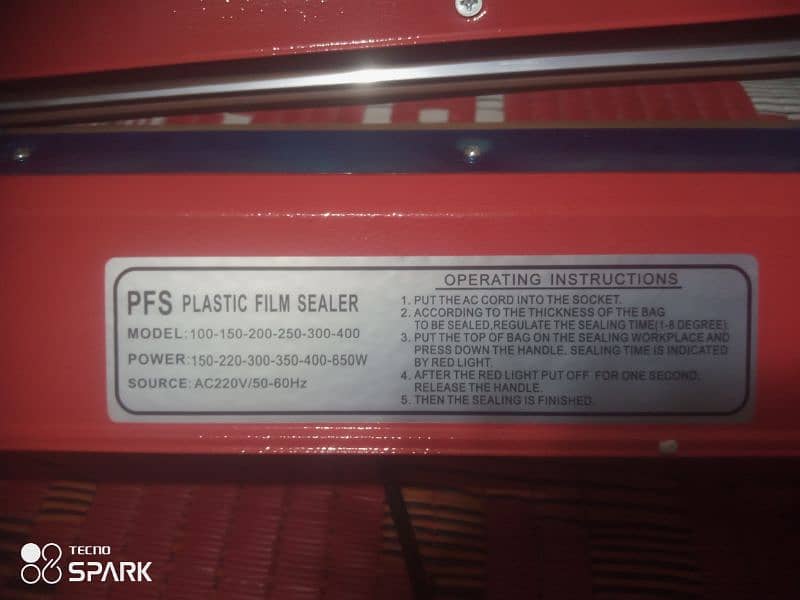 PFS Plastic Film Sealer 3