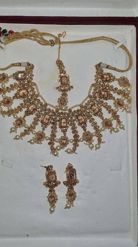 24k gold plated Bridal set 3