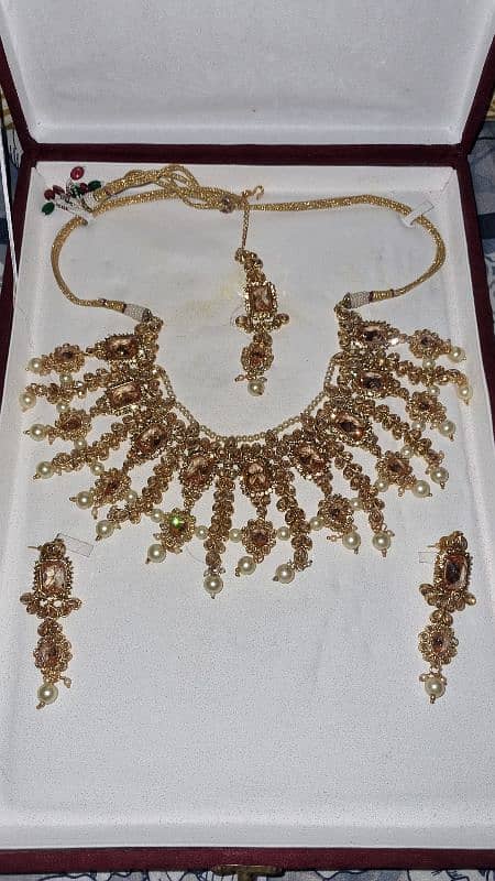 24k gold plated Bridal set 4