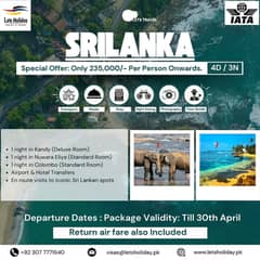 Sri Lanka Awaits – Your Adventure, Your Return