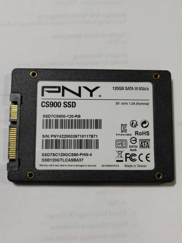 SSD hard drive 120GB 1