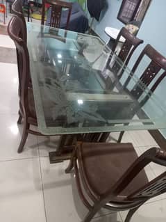 Dining Table with 6 chairs for sale