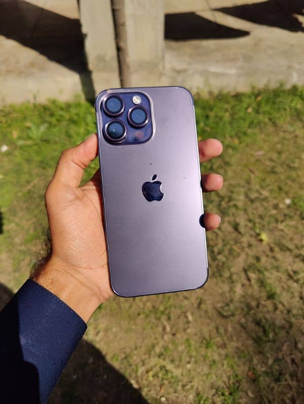 Iphone 14 pro max Deep Purple 128 GB JV Waterpack 7