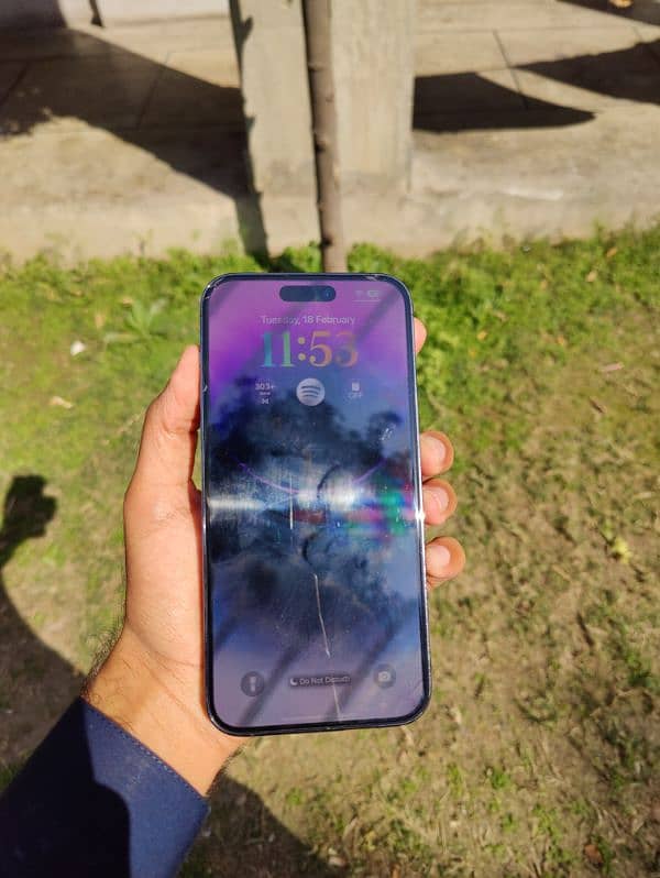 Iphone 14 pro max Deep Purple 128 GB JV Waterpack 8