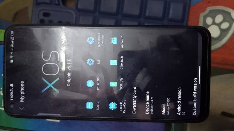 Infinix hot 9 4/128gb pta approved with box 7