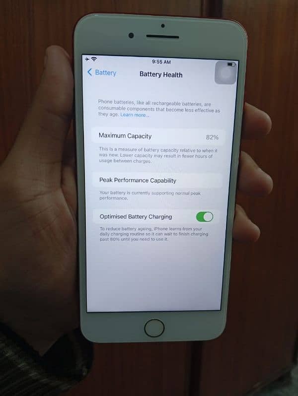 iPhone 7plus 128Gb bypass panel change 82 percent original health 5