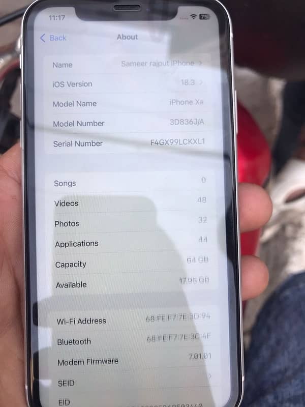 all ok non PTA jv iPhone XR  10 by 10 condition 3