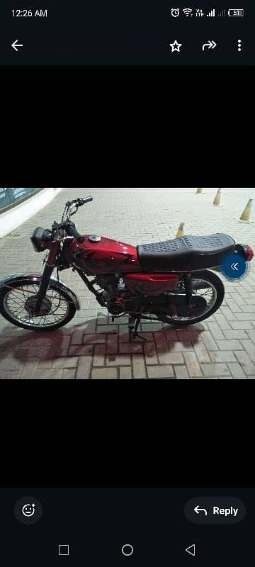 Honda 125 for sale All ok bike urgent for sale 1