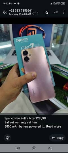 Sparkx Neo 7ultra 6.128 gb