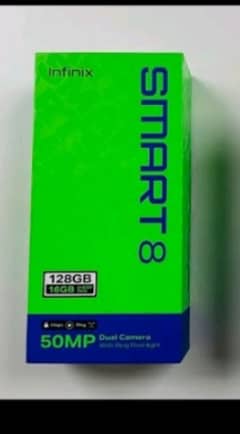 Infinix Smart 8 4GB ram 64GB memory